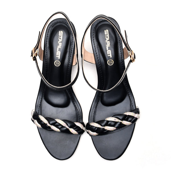 Starlet MS-L-0043 BLACK WOMEN HEELS