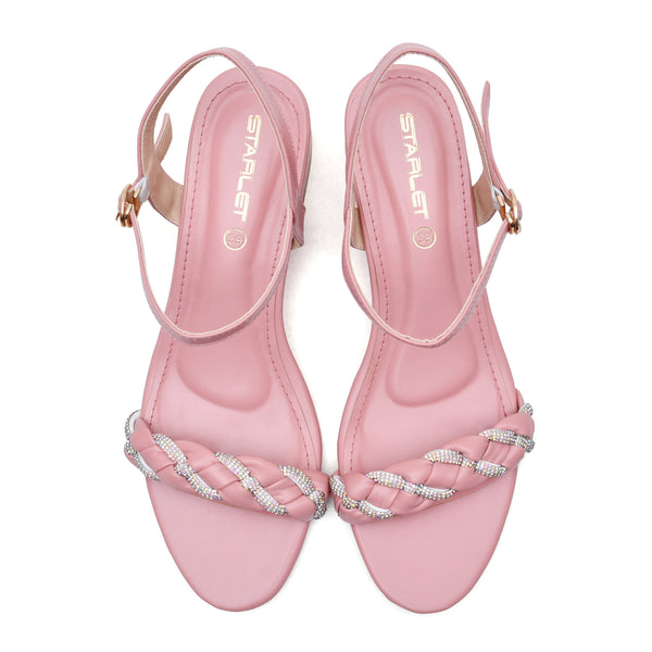 Starlet MS-L-0043 PINK WOMEN HEELS