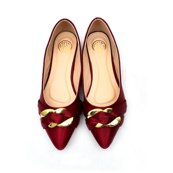 Starlet MSL0051 MAROON PUMPS