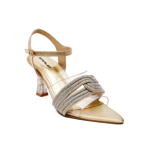 Starlet MUL-0008 GOLDEN WOMEN HEELS