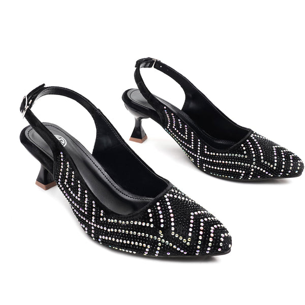 Starlet MUL-0018 BLACK COURT SHOES