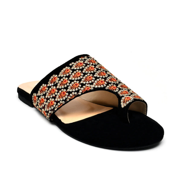 starlet NZL-0003 ORANGE WOMEN FLATS