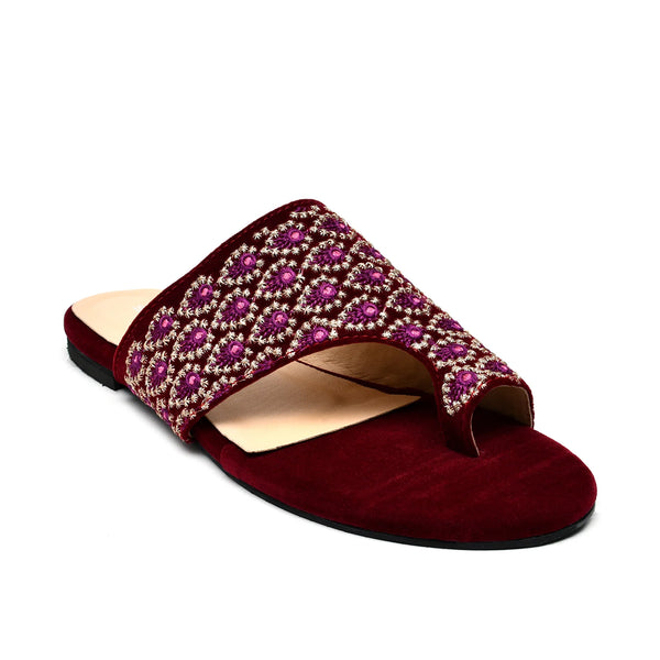 Starlet NZL-0003 RED WOMEN FLATS