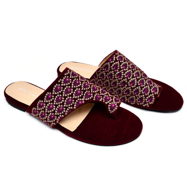 Starlet NZL-0003 RED WOMEN FLATS