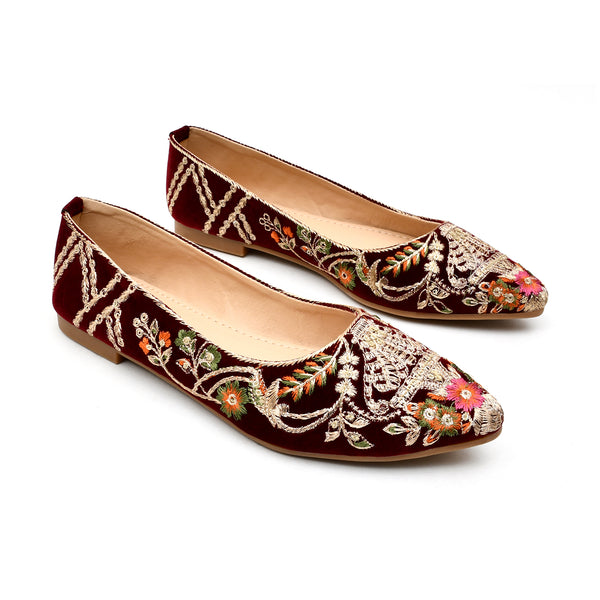 Starlet NZL0007 MAROON PUMPS