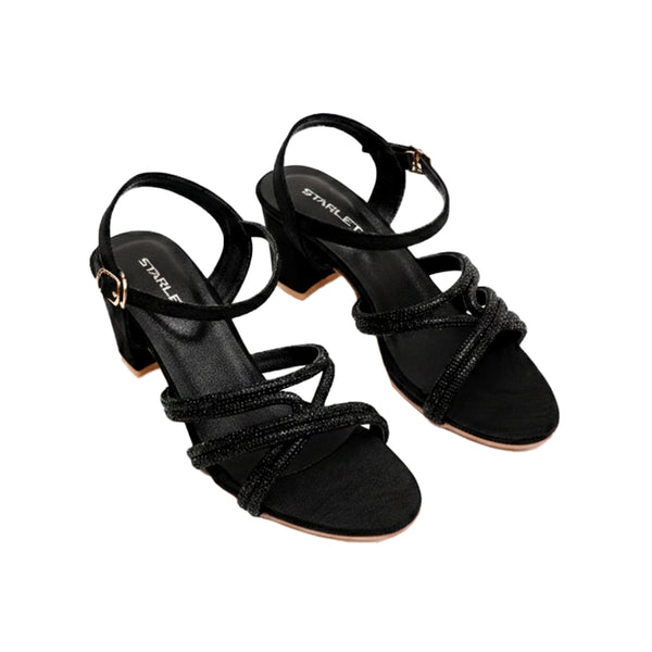starlet QHL-0002 BLACK WOMEN SANDAL