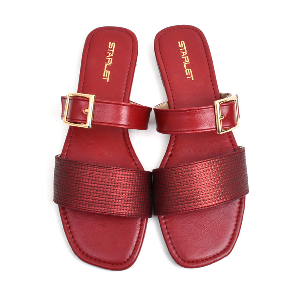 Starlet SFL-0001 MAROON WOMEN FLATS