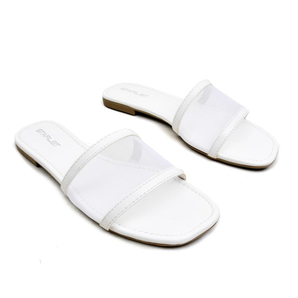 Starlet SFL-0002 WHITE WOMEN FLATS