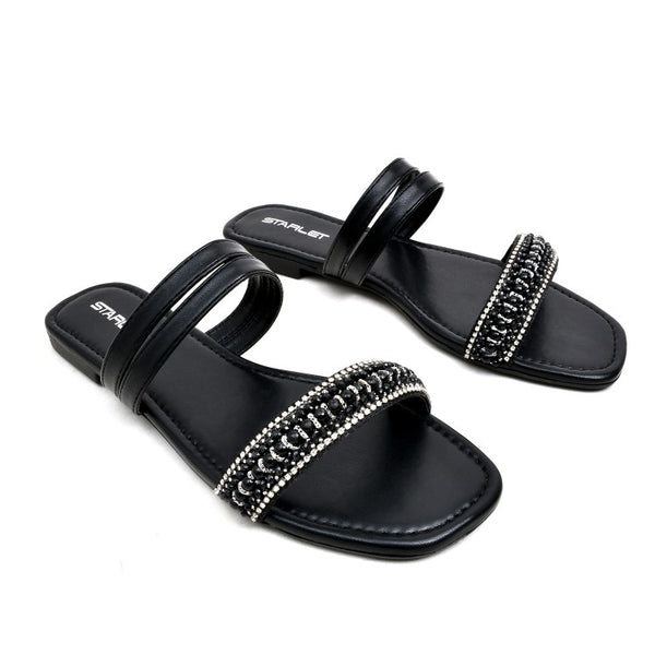 Starlet SFL-0005 BLACK WOMEN FLATS