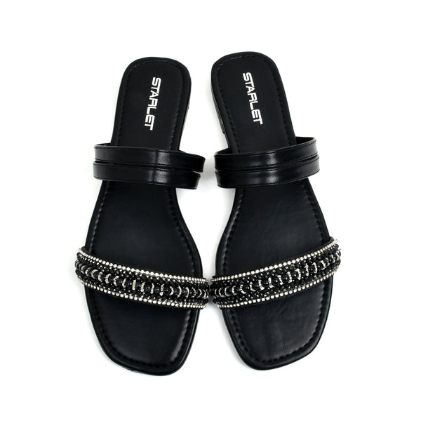 Starlet SFL-0005 BLACK WOMEN FLATS