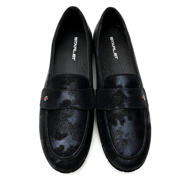 Starlet SK-07 BLACK WOMEN MOCCASINS