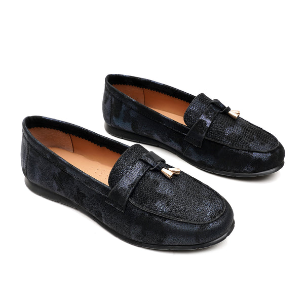 Starlet SK-08 BLACK WOMEN MOCCASINS