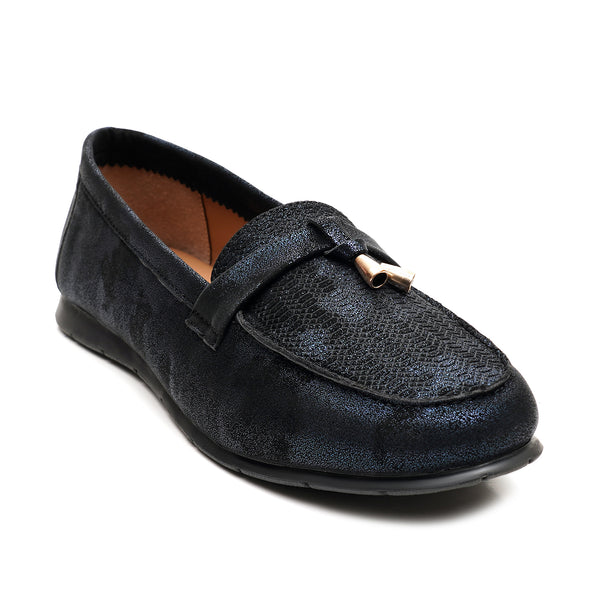 Starlet SK-08 BLACK WOMEN MOCCASINS