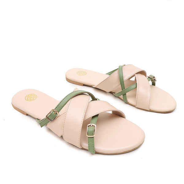 Starlet SSL-0013 BEIGE WOMEN FLATS