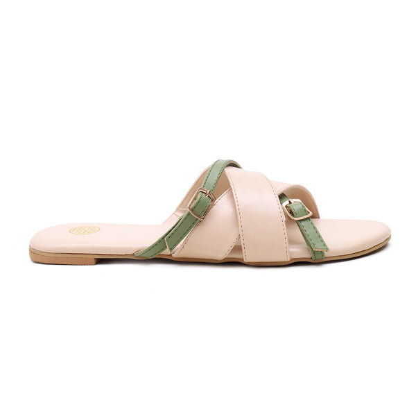 starlet SSL-0013 BEIGE WOMEN FLATS
