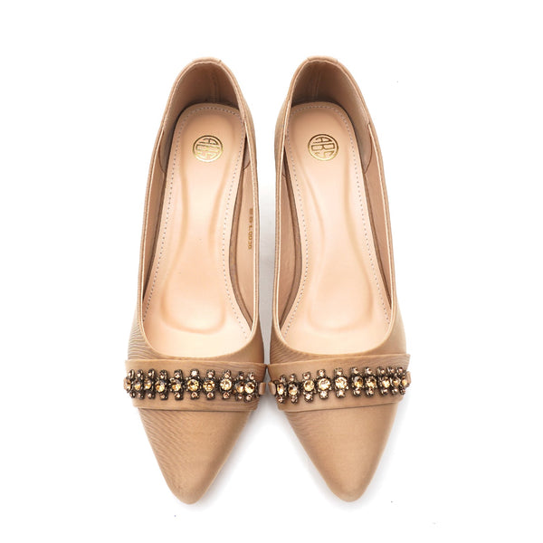 Starlet SSL-0030 BEIGE COURT SHOES