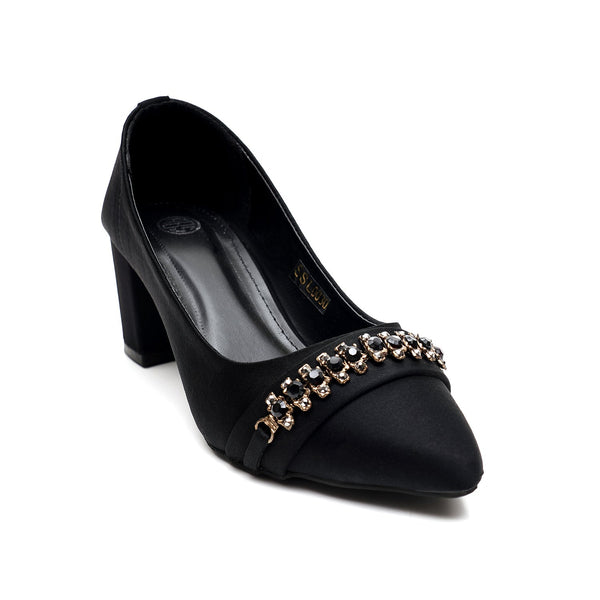 Starlet SSL-0030 BLACK COURT SHOES