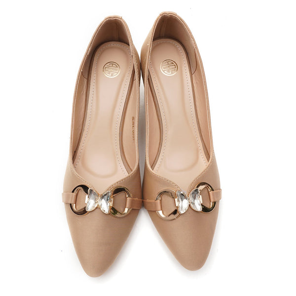 Starlet SSL-0031 BEIGE COURT SHOES
