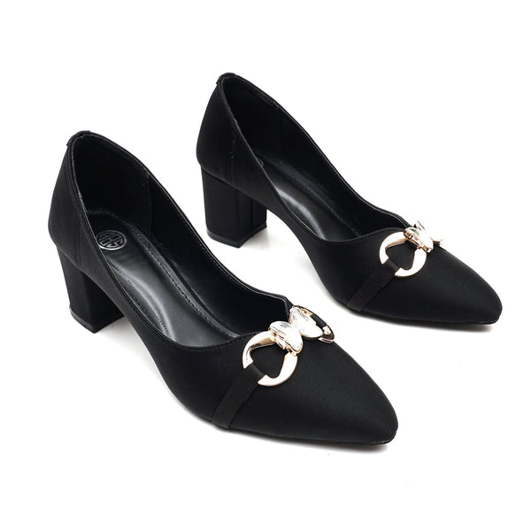 starlet SSL-0031 BLACK COURT SHOES
