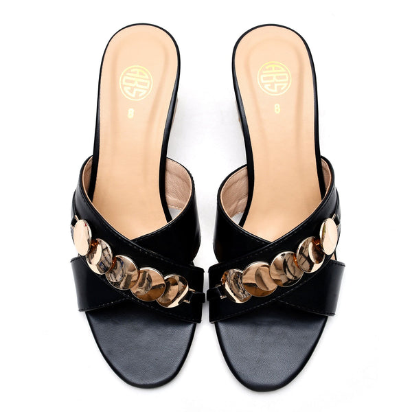 Starlet SZ-L-0011 BLACK WOMEN HEELS