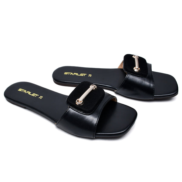 Starlet SZ-L-0016 BLACK WOMEN FLATS
