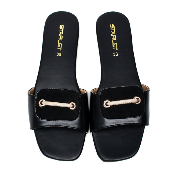 Starlet SZ-L-0016 BLACK WOMEN FLATS