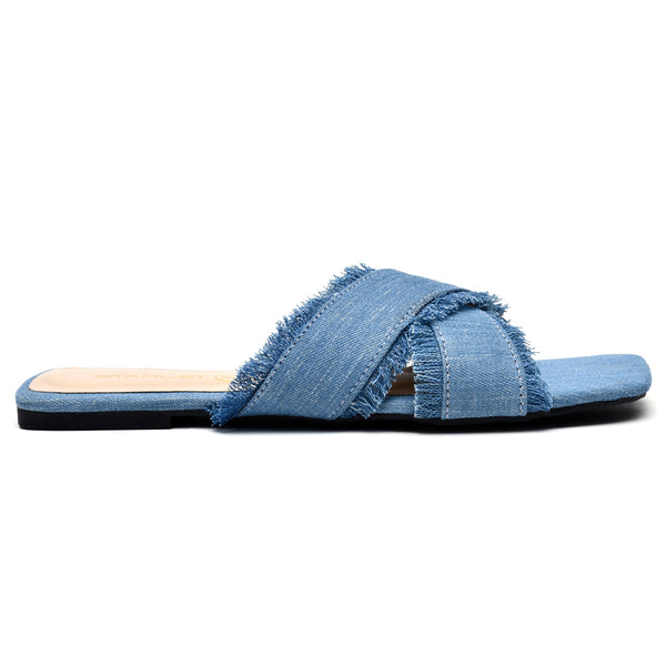 starlet SZ-L-0018 NAVY WOMEN FLATS