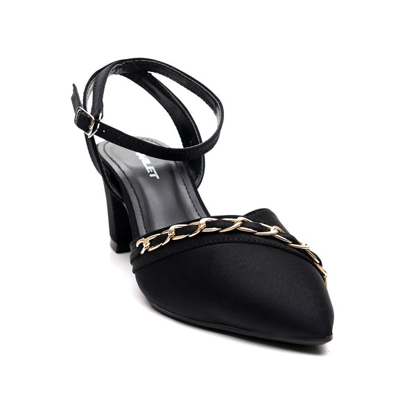 starlet UML-0004 BLACK COURT SHOES