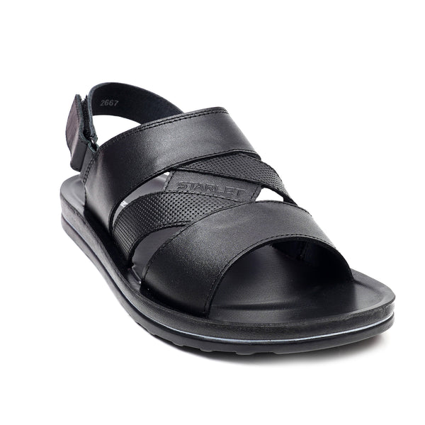 starlet WA-1843 BLACK MEN SANDAL