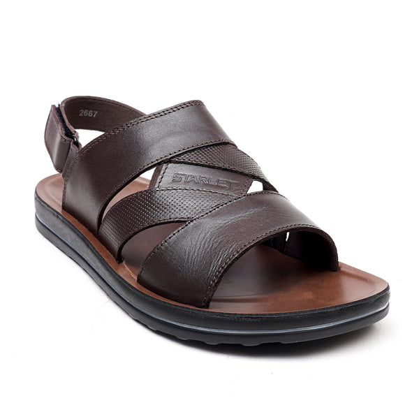 starlet WA-1843 BROWN MEN SANDAL