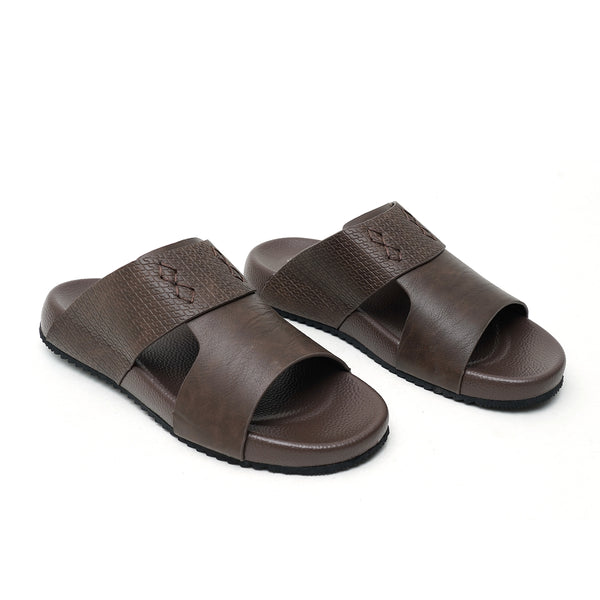 Starlet WUG-0001 - BROWN MEN SLIPPER