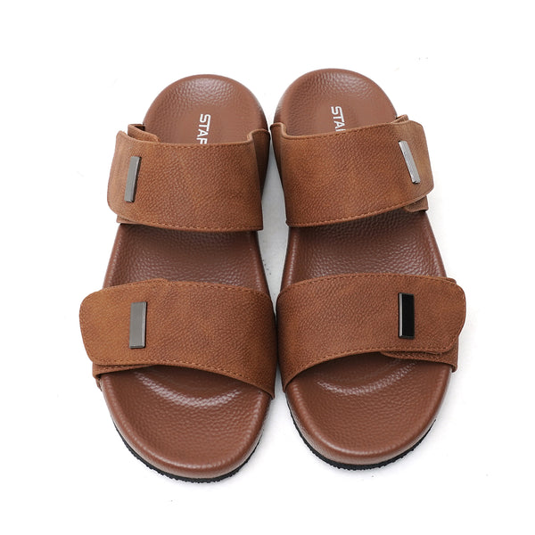 Starlet WUG-0002 - BROWN MEN SLIPPER