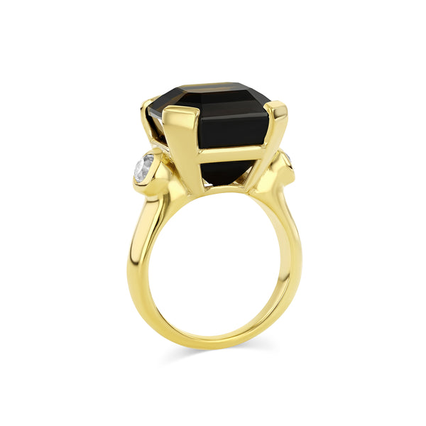 Starling 15.86ct Tourmaline & Diamond Three Stone Ring