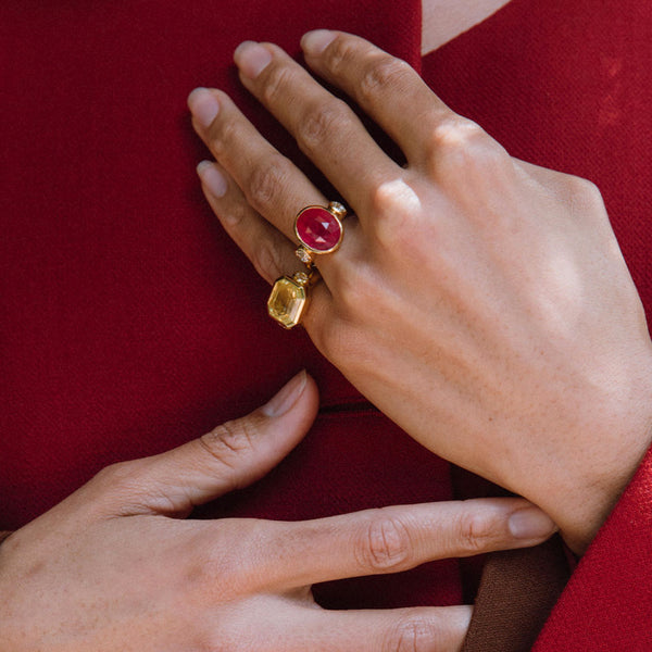 Starling 9.10ct Vibrant Pink Mahenge Spinel And Diamond Ring