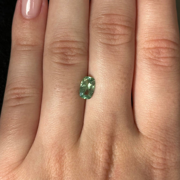Starling Bespoke 1.09ct Demantoid Garnet Cushion Cut