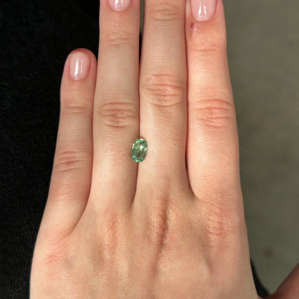 Starling Bespoke 1.09ct Demantoid Garnet Cushion Cut