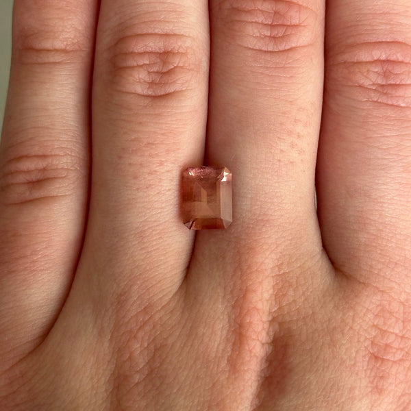 Starling Bespoke 2.20ct Oregon Sunstone Emerald Cut