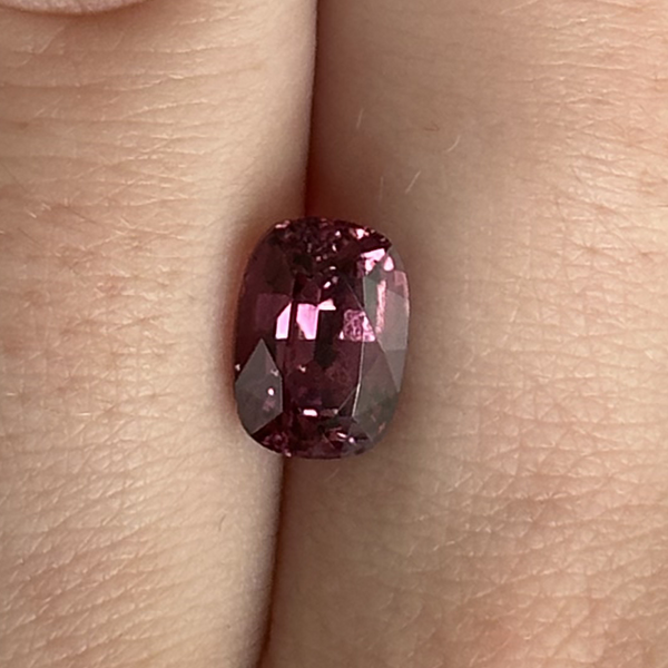 Starling Bespoke 2.38ct Raspberry Spinel Cushion Cut