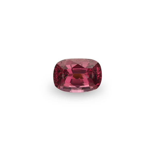 starling Bespoke 2.38ct Raspberry Spinel Cushion Cut