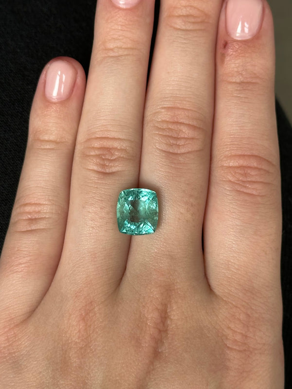 Starling Bespoke 4.47ct Brazilian Light Green Emerald