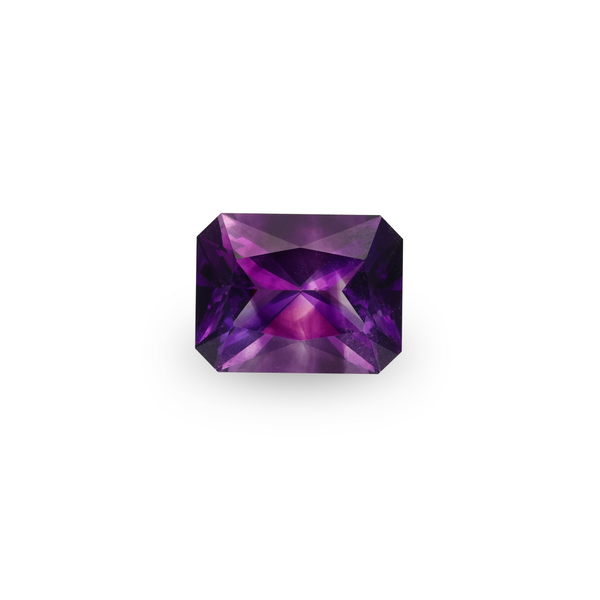 starling Bespoke 5.68ct Arizona Amethyst Mixed Radiant Cut