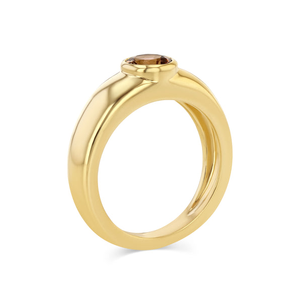 Starling 0.37CT TOPAZ BEZEL SET CLOUD RING