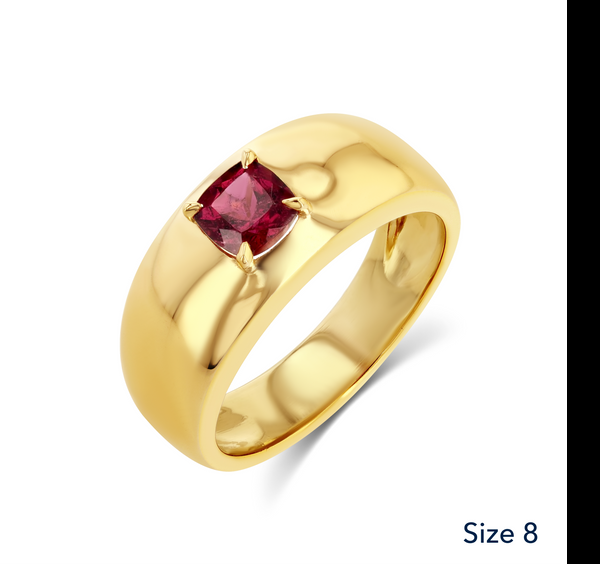 Starling 0.70CT PINK TOURMALINE CLOUD RING