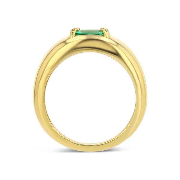 Starling 0.89ct Emerald Cloud Ring