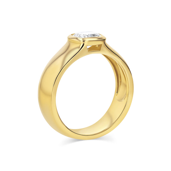 Starling 0.95ct Cushion Diamond Dune Ring