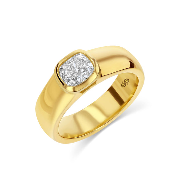 starling 0.95ct Cushion Diamond Dune Ring