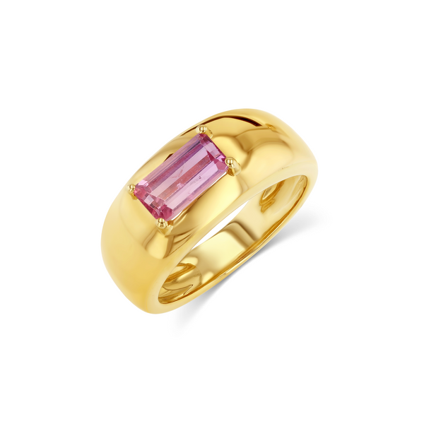 starling 0.98ct Imperial Topaz Step Cut Cloud Ring