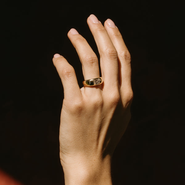Starling 1.03ct Emerald Diamond Cloud Ring