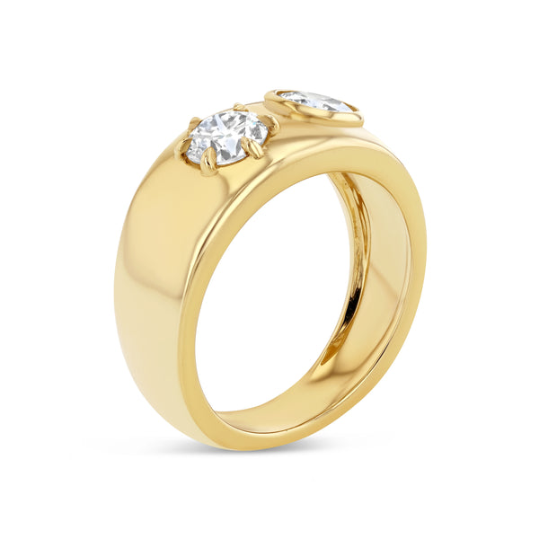 Starling 1.09tcw Champagne Diamond Barrett Ring