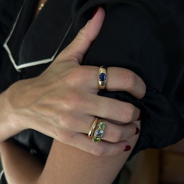 Starling 1.12ct CUSHION CUT SAPPHIRE CLOUD RING